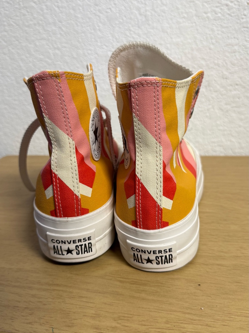 Canvas platform sneakers, Converse Chuck Taylor All Star Lift Hi Summer Spirit - Picture 6 of 8